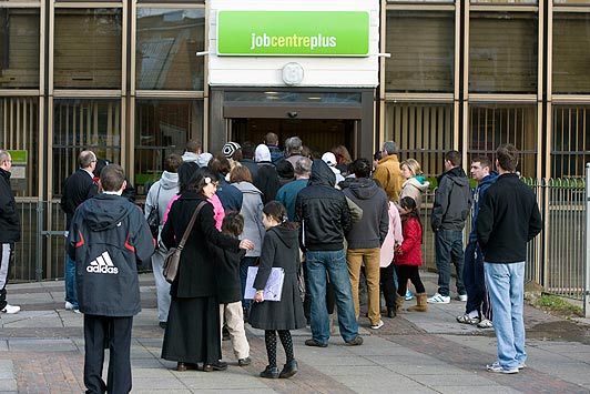 Image result for unemployment queues